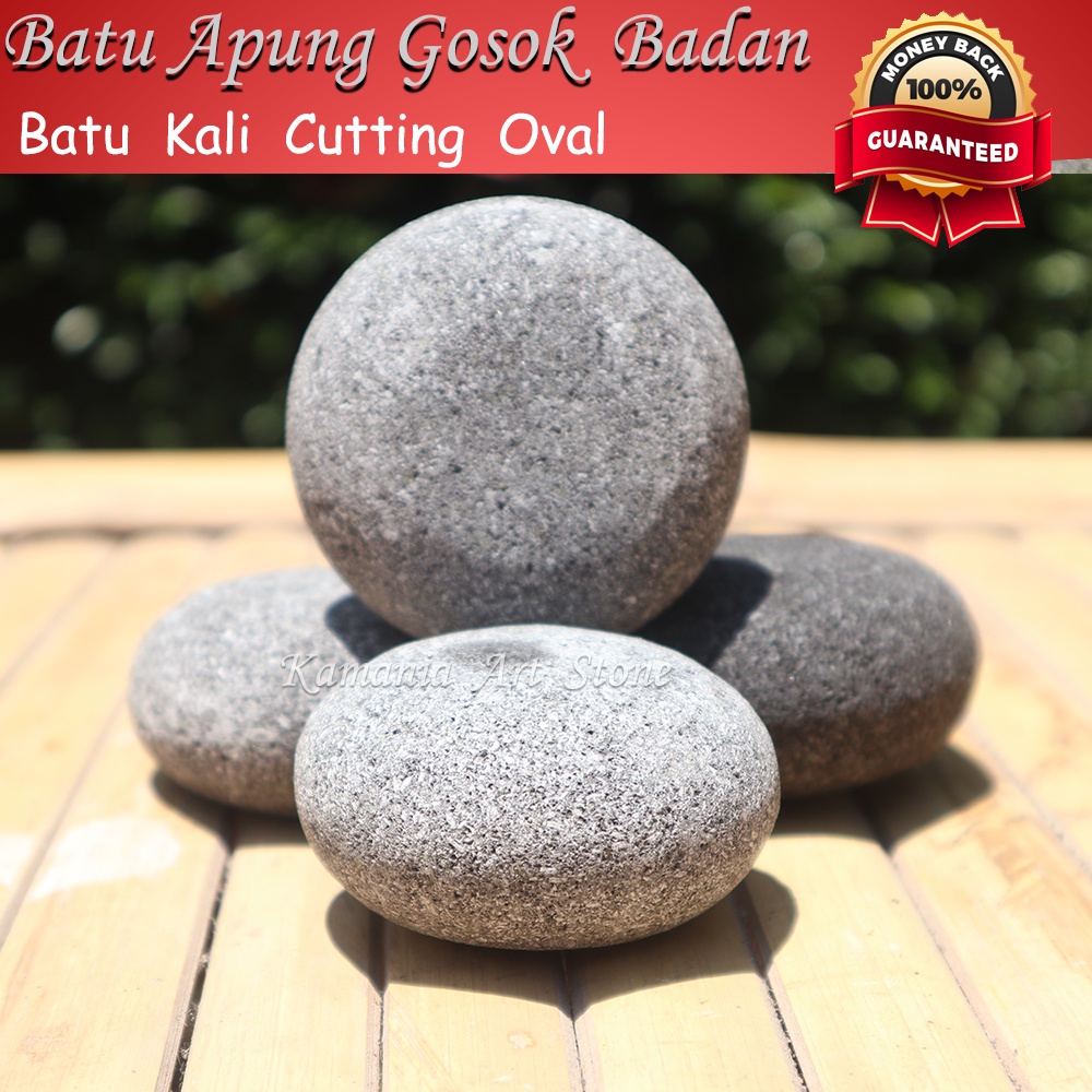Batu Gosok Daki Batu kali batu Gosok Mandi Batu Gosok Kaki asli batu kali bentuk oval pembersih daki