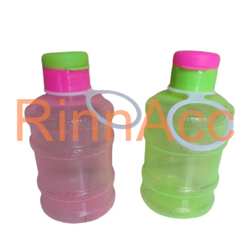 Botol Minum Bentuk Galon Warna 800 ML BPA FREE / Botol Minum Anak Fliptop / Galon Mini / Tempat Air Minum