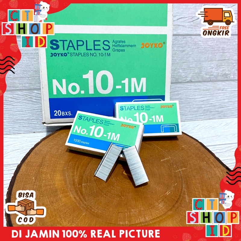 

CTShopID REFFIL ISI STAPLES Murah Kuat Tahan Banting isi 1000 PCS