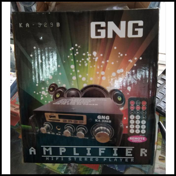Promo Terbatas Amplifier Ac/Dc Usb Fm Mp3 Bt Mic Gng Ka-329B / Gng Ka329B / Ka 329 B