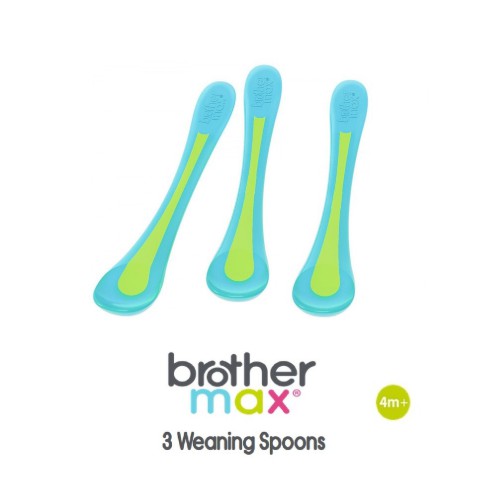 Brother Max 3x Long Spoons – Sendok MPASI Baby