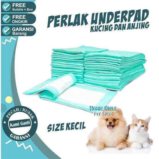 PERLAK KUCING/ PERLAK ANJING/ PERLAK HEWAN/ UNDERPAD/ ALAS PIPIS HEWAN