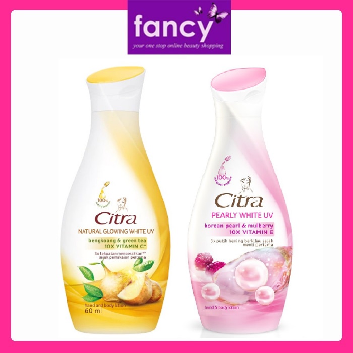 Citra Hand Body Lotion 60ml Bengkoang / Pearly Mutiara