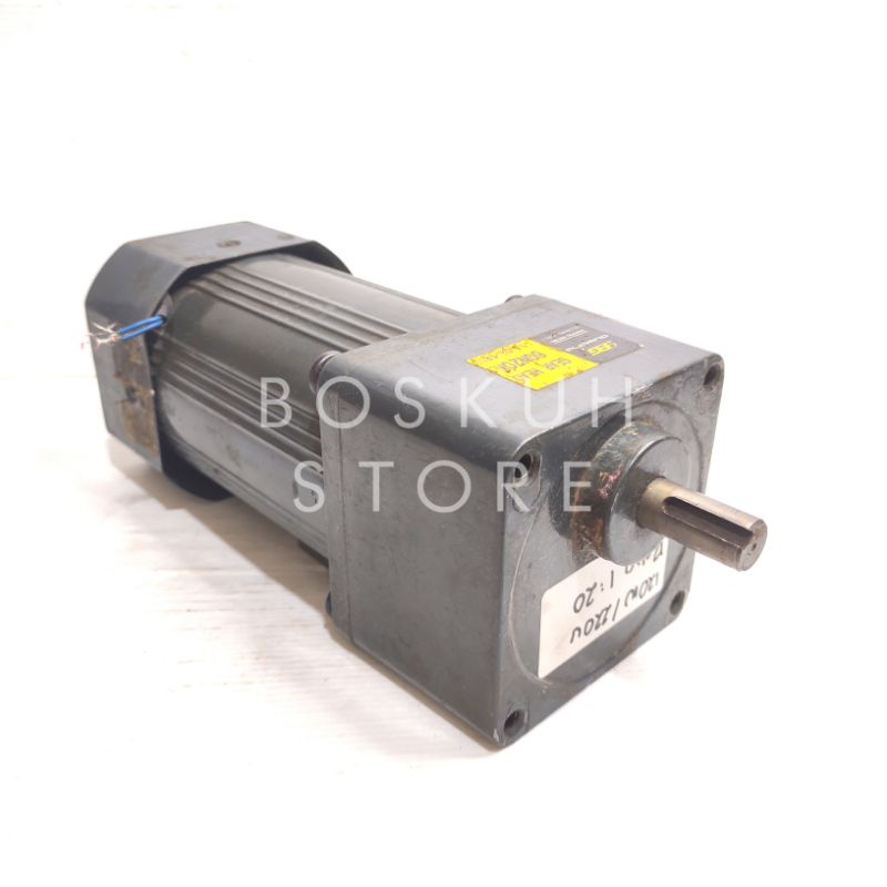 MESIN CONVEYOR DINAMO AC MOTOR GEARBOX 1PHASE  TORSI TINGGI 1:20 72RPM