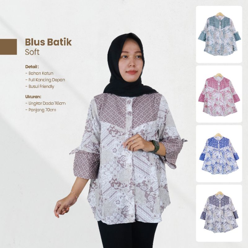 Blus Batik Soft - NairaBatik