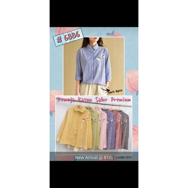 kemeja stripes by london girl