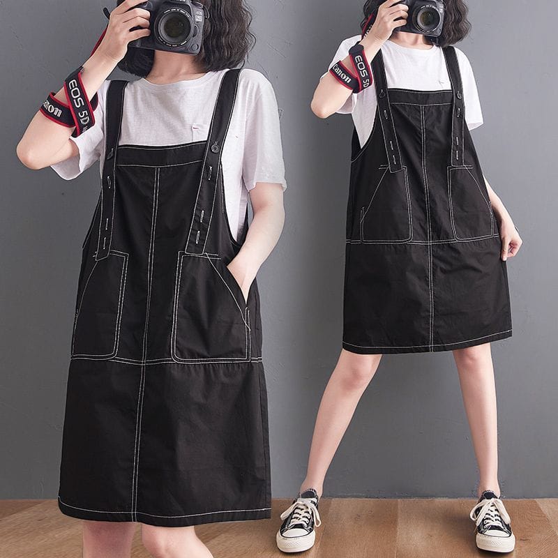 Overall raindeer dress//Overall wanita tanpa inner