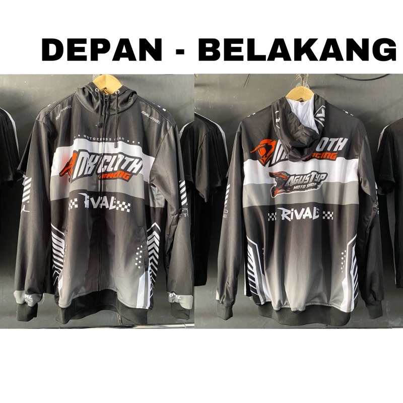 jaket parasut racing