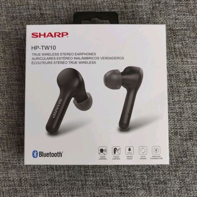 SHARP HP TW10 Original Wireless Earphone Bluetooth TWS Garansi Resmi