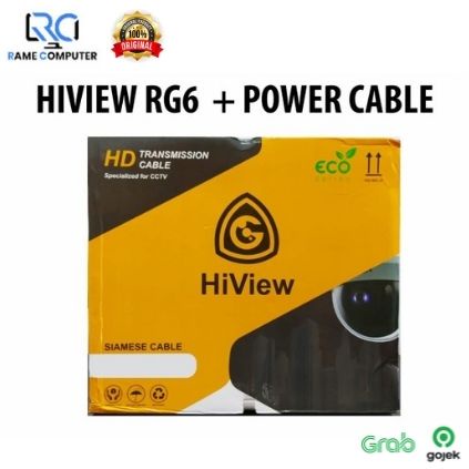 Hiview Siamese Coaxial Cable RG6 + Power