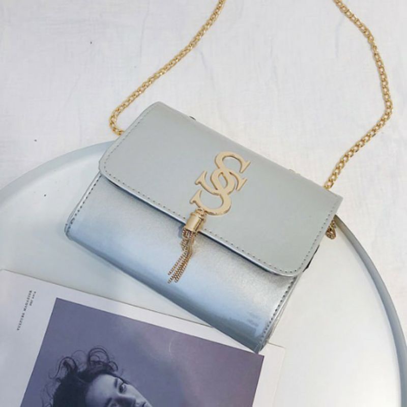 Tas Fashion Clutch Silver