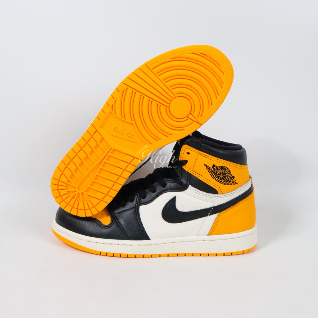 Air Jordan 1 high OG Yellow Toe (GS) 575441-711 100% Original