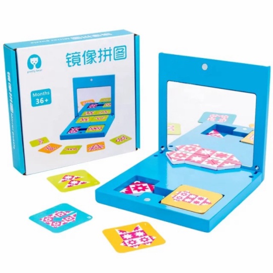 

Mainan Edukasi Asah Otak MIRROR PUZZLE Logic Brain Game Diskon