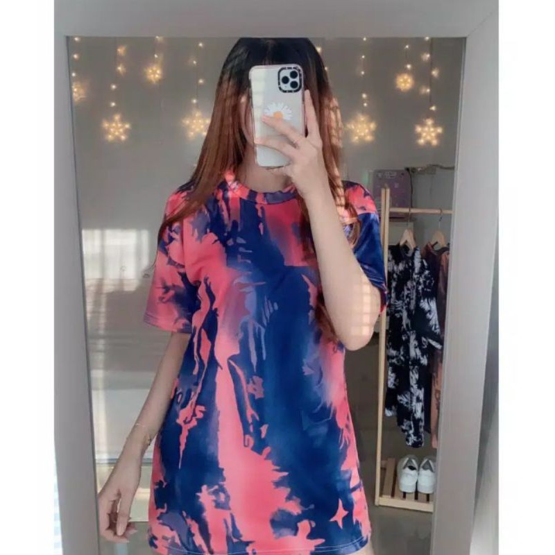kaos tie dye#oversize tie dye