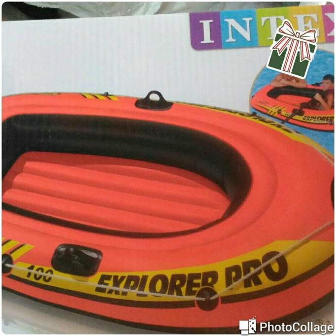 intex kapal speed boat rakit perahu karet pelampung explorer pro 100
