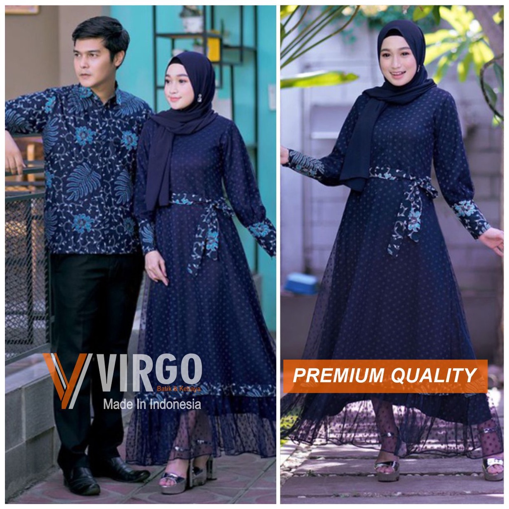 Gamis Brukat Couple Terbaru, Gamis Remaja Couple Batik Untuk Kondangan Lamaran Wisuda Lebaran Beatif