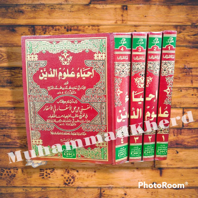Kitab Ihya' Ihya Ulumuddin Ulumiddin 4 Jilid Kuning DKI