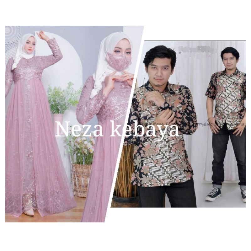 COUPLE GAMIS TULLE //COUPLE PESTA//GAMIS TERBARU