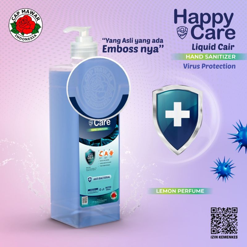 Image of Hand Sanitizer Cair 500 ml Pump Botol Ijin Kemenkes RI #7