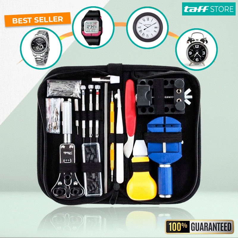 Jual Paket Lengkap Alat Servis Reparasi Jam Tangan SET Service Toolkit