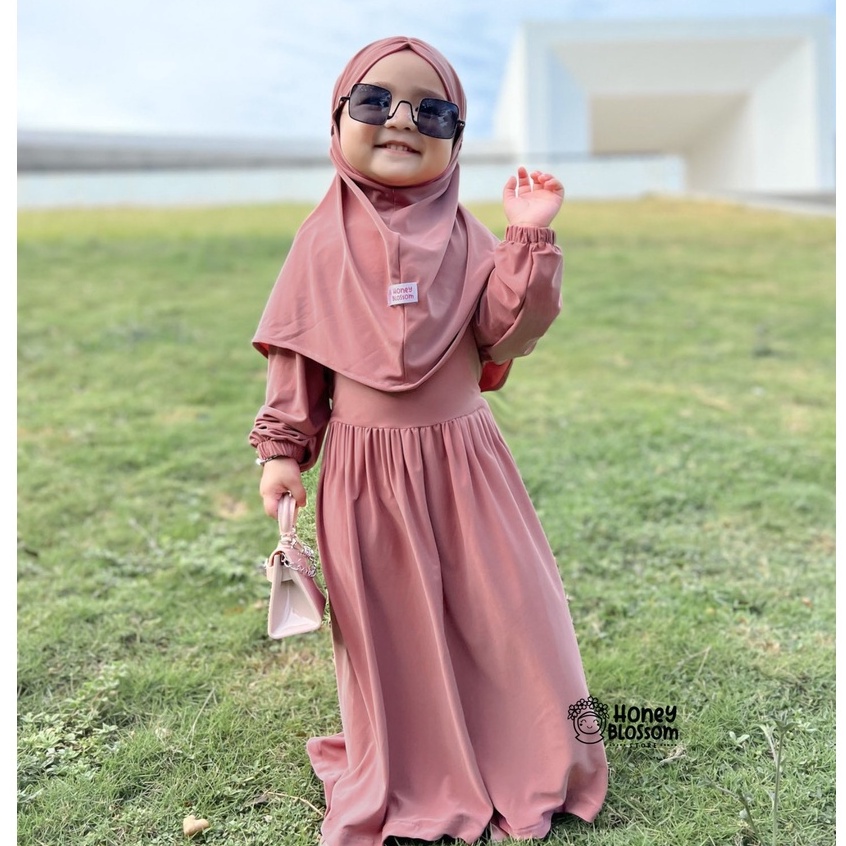 HoneyBlossom - gamis anak / gamis anak perempuan / gamis anak 2 tahun lylia series