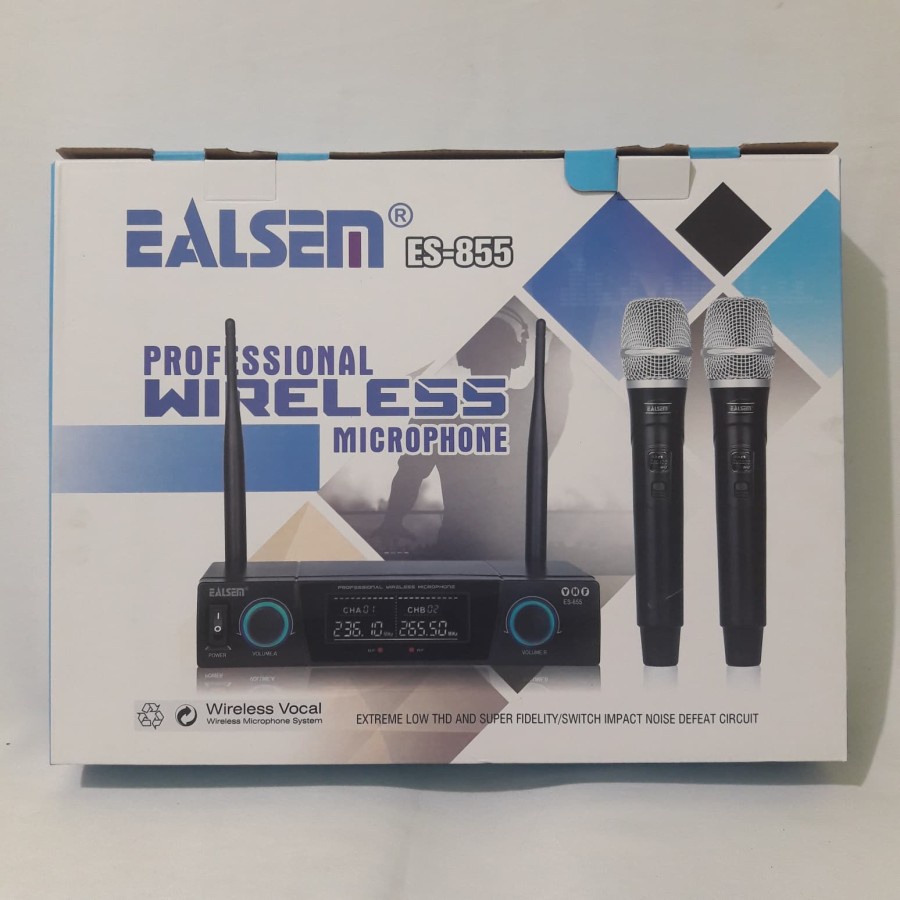 Mikrofon Wireless VHF Ealsem ES-855 Original