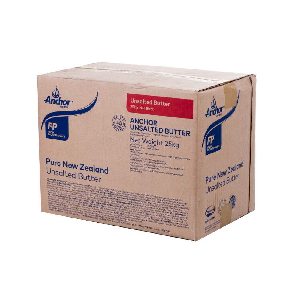 

Anchor Unsalted butter 25kg