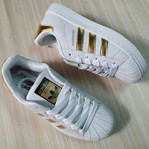 sepatu adidas superstar putih gold vietnam cowok man pria 36-44