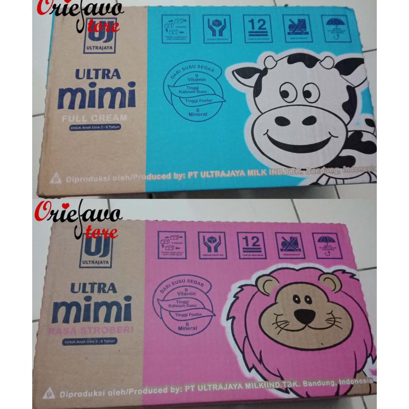 

[[BISA COD]] Susu Ultra Mimi 125 ml - Full Cream FREE ONGKIR Kode 75