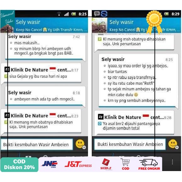 

❤COD❤ Obat Wasir Ambeien Stadium 3-4 Paket 2 Minggu Lebih Hemat
