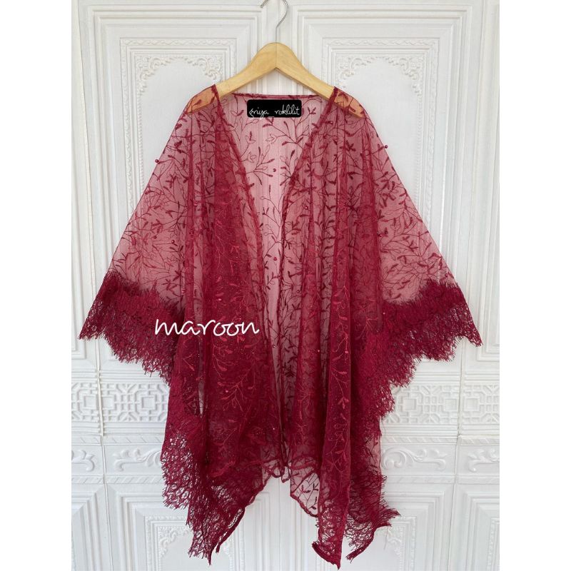 Cape outer tile brukat camara mix brukat seri2