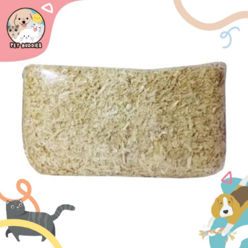 Serbuk Kayu Hamster 300g Bedding, Serutan Hamster, Marmut