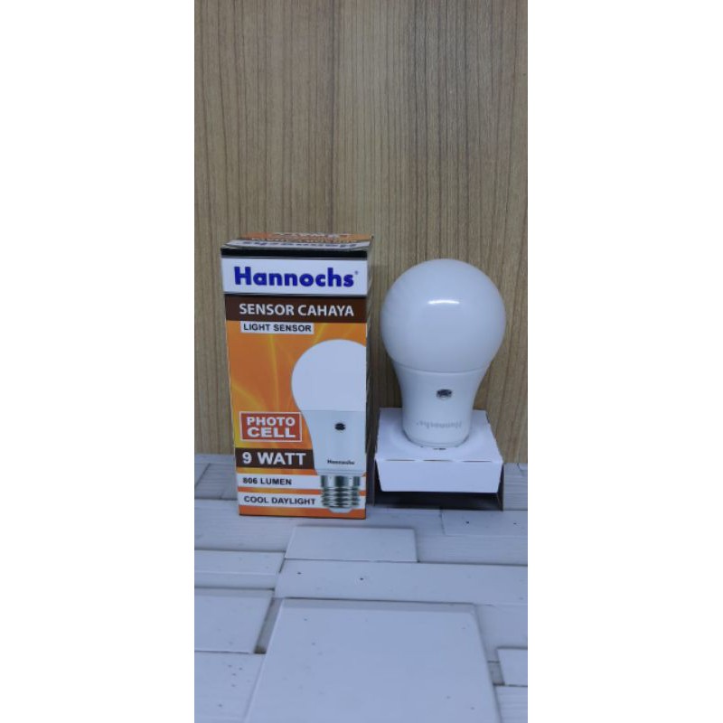 BOHLAM LAMPU LED HONNOCHS SENSOR 9 WATT ORIGINAL