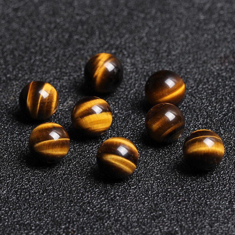 Butir Batu Tiger Eye 4/6/8/10/12 mm