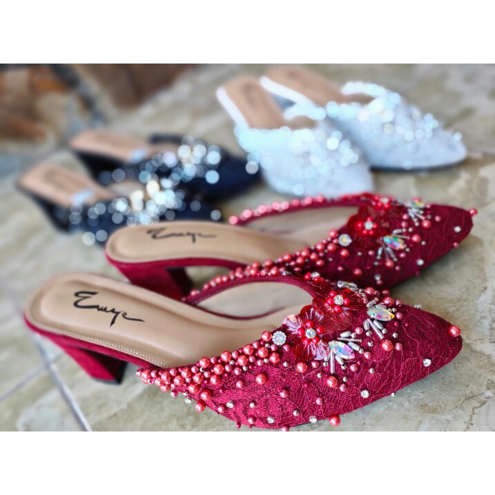 Selop Payet/Selop Payet Pengantin/Selop Mutiara Pengantin/Selop Pengantin Wanita/Selop Pengantin