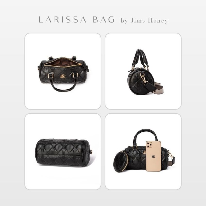 LARISSA BAG JIMS HONEY ORI 2 IN 1 TAS SELEMPANG WANITA IMPOR FASHION CEWEK KOREA SLING BAHU JIMSHONEY