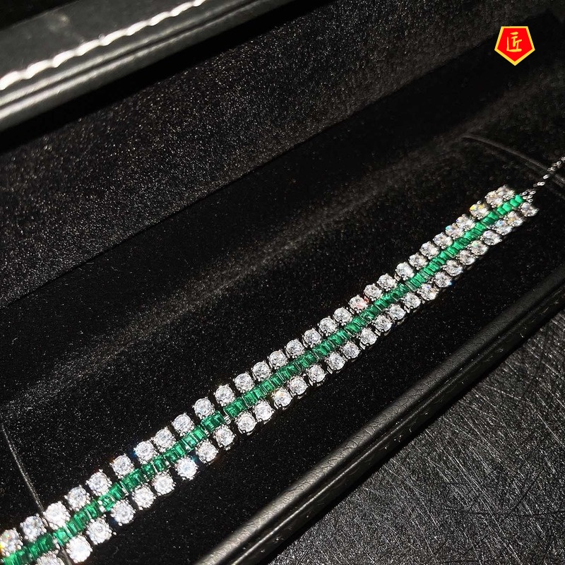 [Ready Stock]Luxury Micro-Inlaid Diamond Adjustable Bracelet