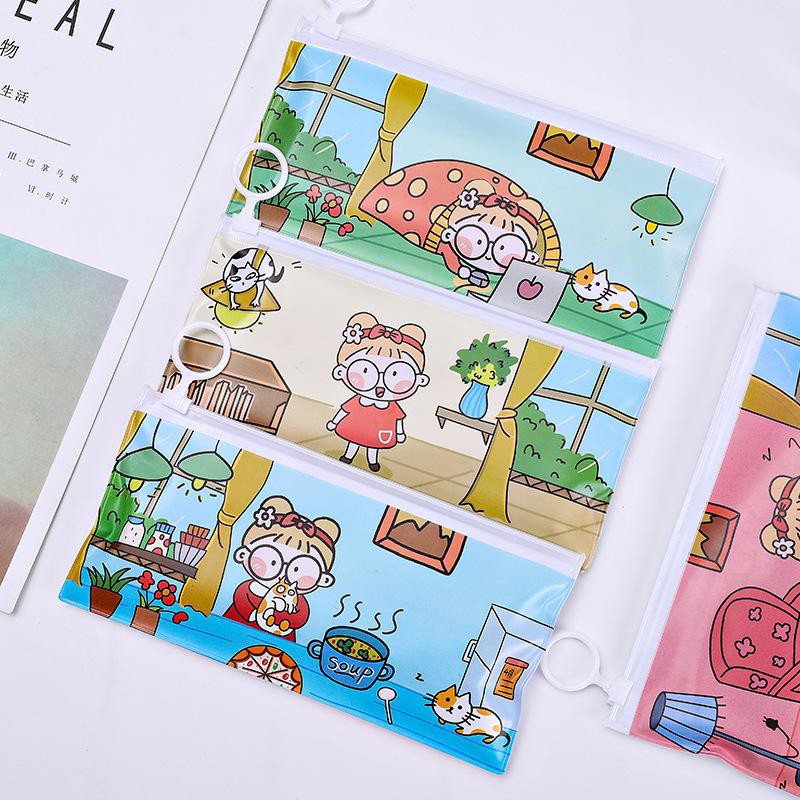 

Tempat Pensil Ziplock Karakter Lucu