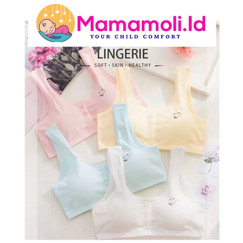 Bh Bra Anak Perempuan / Miniset Anak Remaja Perempuan / Kutang Anak Perempuan / Bra Busa Anak Perempuan / Bra Anak Cewek / BH Anak Pelajar / Bh Anak SD SMP SMA  / Bra Tanpa Kawat Anak Cewek/ Pakaian Dalam Anak Perempuan/ Kid Bra / Teenage Bra