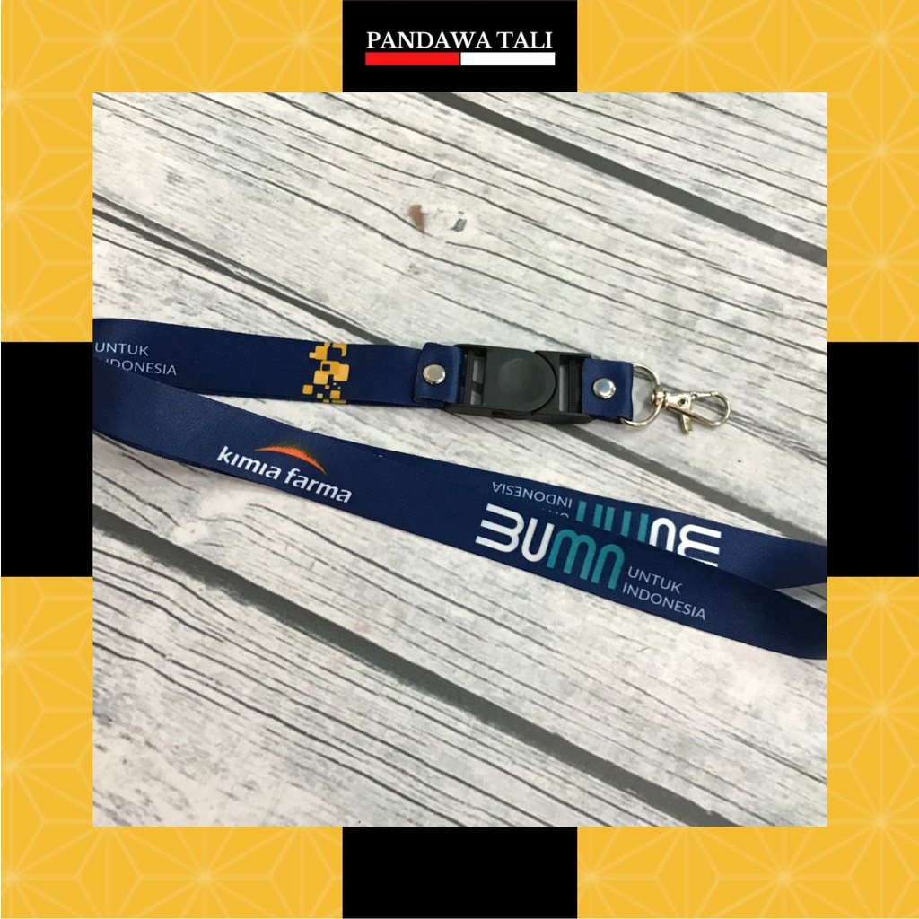 

Lanyard BUMN Kimia Farma / Lanyard Printing Murah