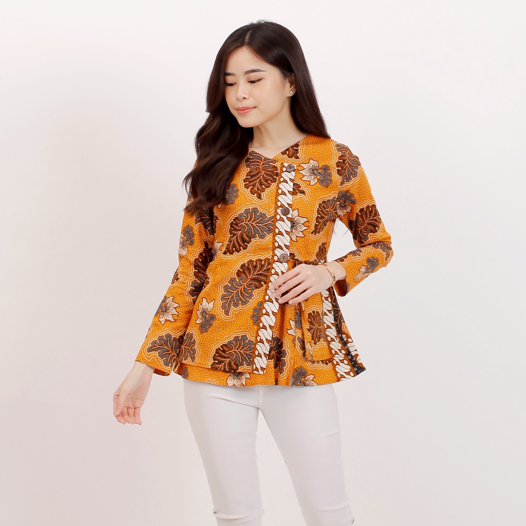 Batik Wanita - Atasan Batik 185  Tangan Panjang  Mrs1