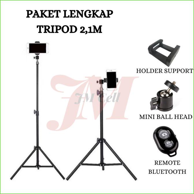 Jm Tripod Hp / Tripod Handphone / Tripod Ring Light / Tripod 2 Meter