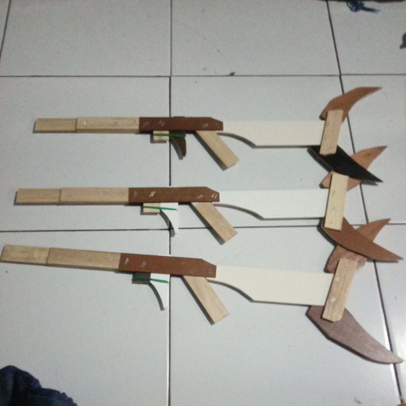 mainan tembakan Sekar kayu peluru karet