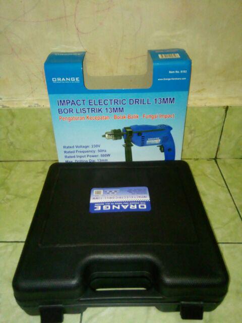 Mesin Bor Listrik Tembok Besi Beton Elektrik 13mm Impact Orange 6103