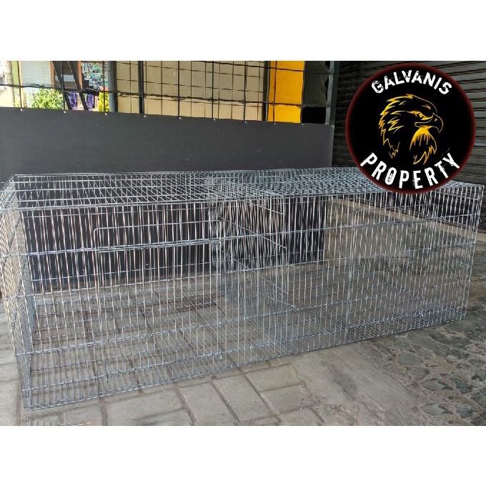 kandang doc anak ayam bahan besi galvanis asli p100L50T40 2 pintu/kandang peternakan ayam/kandang DO