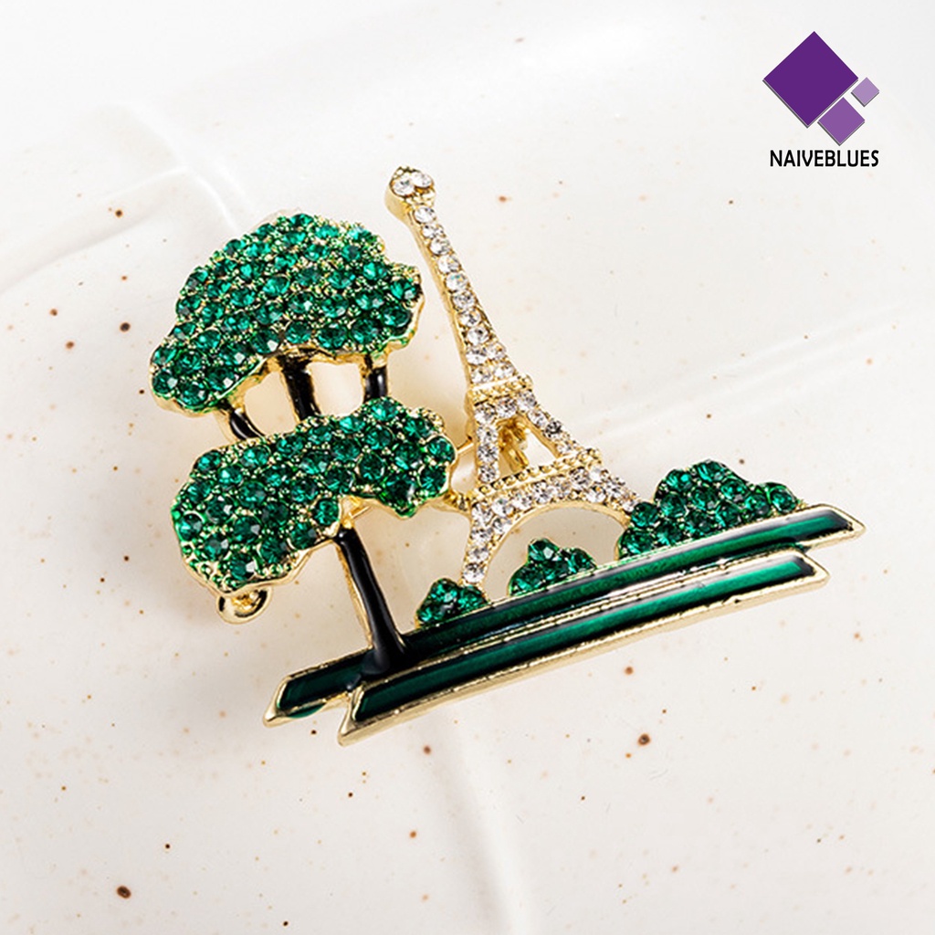 Bros Pin Desain Pohon Menara Eiffel Untuk Wanita