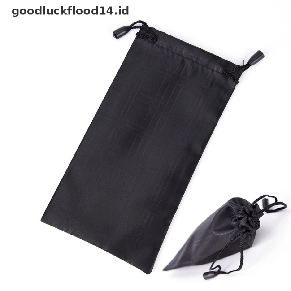 [OOID] 10 pcs Sunglasses Bag Soft Waterproof Cloth Glasses Pouch Sunglasses Case  ID