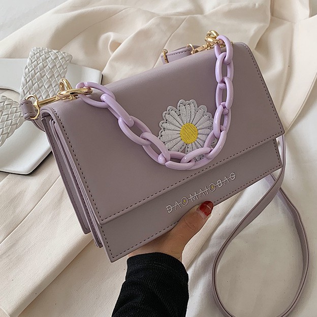 LADIESBAG - TAS SELEMPANG SHOULDER BAG WANITA CEWEK HANDBAG SLINGBAG KANTORAN DOMPET LILAC LB - 548