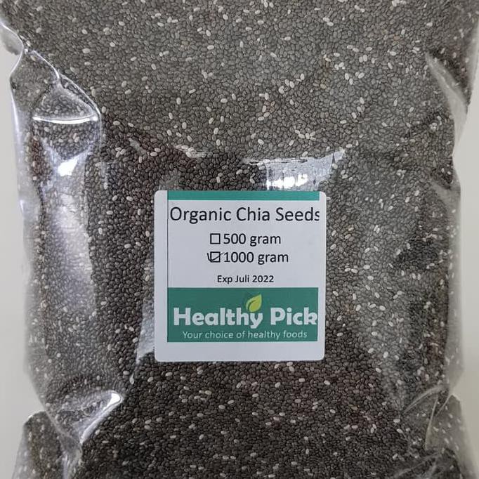 

A4709Zr Black Chia Seed Organic Organik 1 Kg S0As