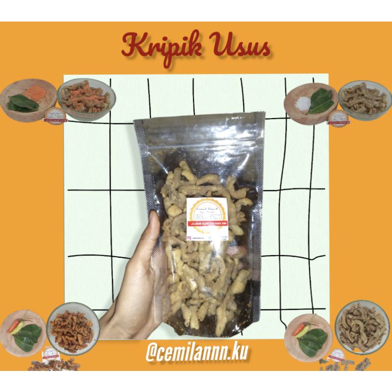 

KRIPIK USUS DAUN JERUK 100gr